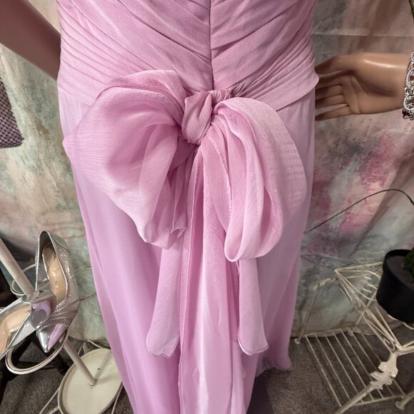 ๐BELSOIE Beautiful Cherry Blossom Chiffon Evening - Prom -Formal Dress w/Train - Picture 10 of 16